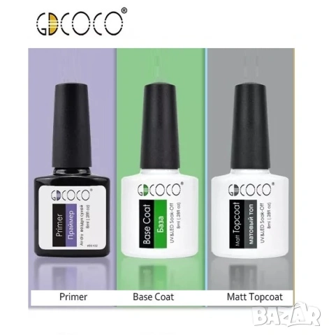  GD COCO UV LED гел лак , снимка 3 - Продукти за маникюр - 25537675