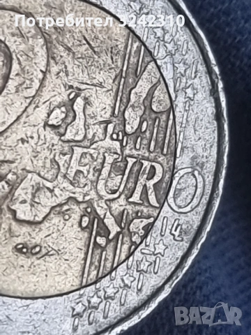 Монета от 2 евро Белгия 2000, снимка 3 - Нумизматика и бонистика - 54346678