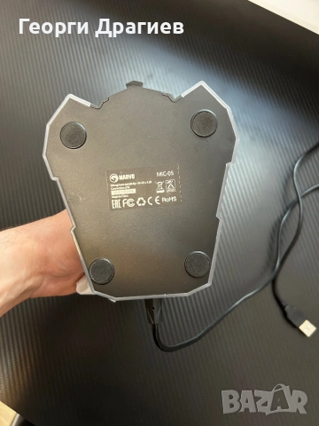 Геймърски микрофон Marvo MIC-05, USB, RGB, снимка 3 - Микрофони - 54896082