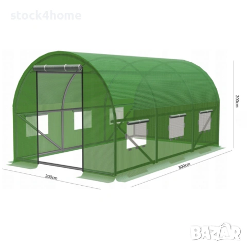 ПРОМО!! Сглобяема Тунелна Оранжерия 3х2х2 метра, снимка 4 - Оранжерии - 54015010