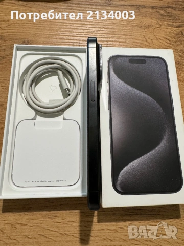 iPhone 15 Pro 128GB Гаранция Зора !!! като НОВ !!! 87% батерия, снимка 7 - Apple iPhone - 54800140