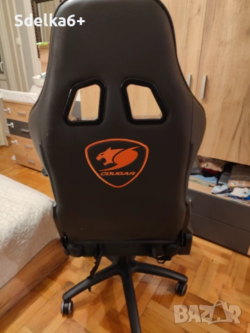 Гейминг стол COUGAR - запазен, снимка 4 - Столове - 54284112