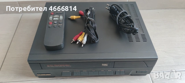 Видео Samsung VHS , снимка 2 - Плейъри, домашно кино, прожектори - 54730384