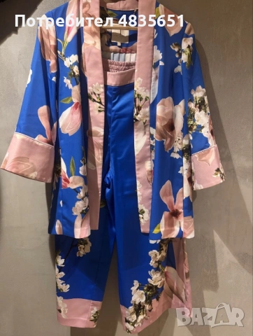 Летен костюм тип кимоно TED BAKER, снимка 4 - Комплекти - 54654925