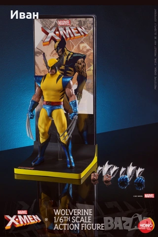 X-Men Wolverine Колекционерска фигура в мащаб 1/6 ОТ HOT TOYS , HONO STUDIO - МАРКА MARVEL, снимка 3 - Колекции - 54060147