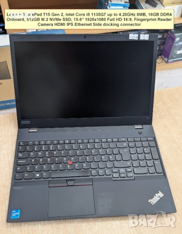 Lenovo ThinkPad T15 Gen 2 + Гаранция