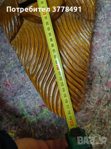 Декоративна дървена маска, снимка 5 - Декорация за дома - 54319028