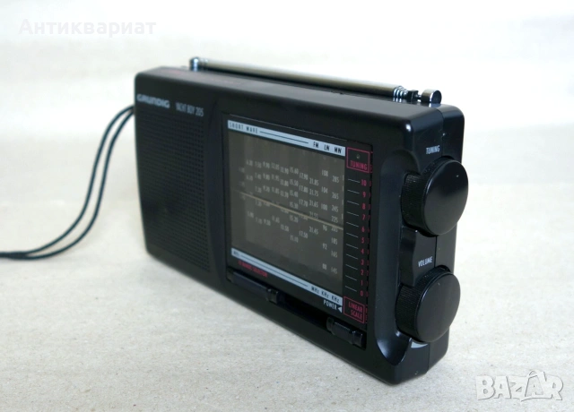 Портативно световно радио Grundig Yacht Boy 205, снимка 4 - Радиокасетофони, транзистори - 55117943