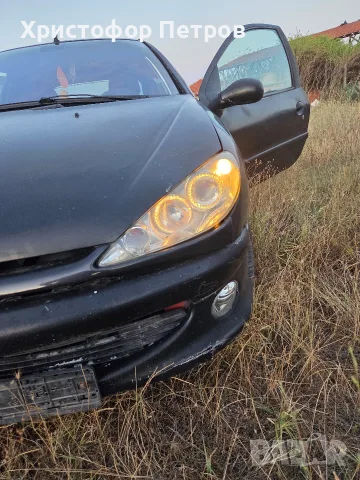 фарове с лупи за Peugeot 206, снимка 2 - Части - 55485813