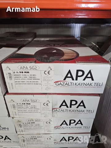 Заваръчна тел APA KAYNAK - SG 2 - 15 КГ !