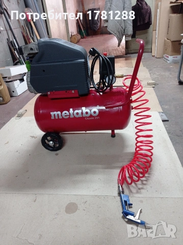 Компресор маслен 8атм 24л , снимка 2 - Компресори - 54145667