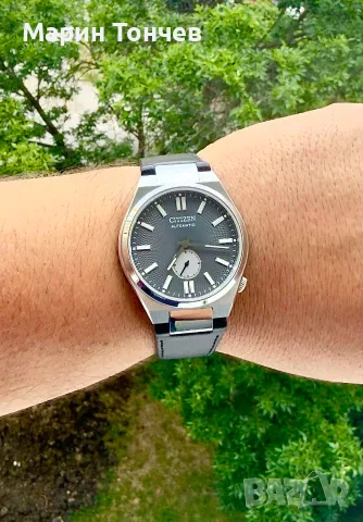 Citizen Tsuyosa Small Second Gray NK5010-01H, снимка 8 - Мъжки - 55316621