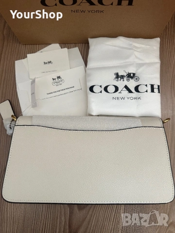 Чанта Coach Tabby 26 CH857 Екрю , снимка 6 - Чанти - 54061391