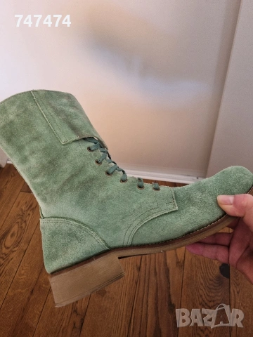 Естествен велур, 40 номер. Кубинки/боти