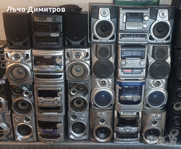 Аудио системи SONY - PANASONIC - AIWA- PHILIPS -JVC - SHARP - TECHNICS , снимка 1 - Аудиосистеми - 51622720