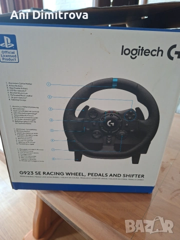 Logitech G923SE комплект, снимка 2 - Аксесоари - 55174559
