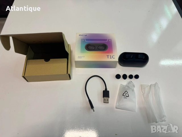 Безжички Bluetooth слушалки QCY T1C
