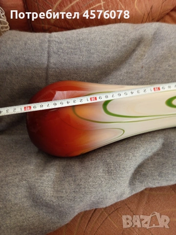 ретро ваза тип Мурано, снимка 3 - Вази - 54108882