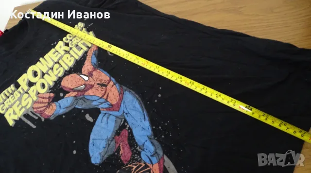 Спайдърмен мъжка тениска Marvel Spider-Man, снимка 9 - Тениски - 55625905
