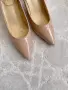 Christian Louboutin Kate 85 Patent Pumps – Nude Beige, снимка 6