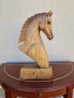 Уникална антикварна дървена фигура статуетка скулптура дърворезба , снимка 2