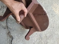 Софра стара изпозлвана, и боядисана допълнително с боя, здрава, , снимка 4