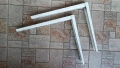 Стойки за климатик 400 х 450 x 50 mm - дебелина 1.5 mm. Бели, снимка 1