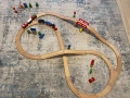 Дървено влакче с релси Viga toys, снимка 4