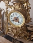Комплект часовник със свещници рококо, снимка 2