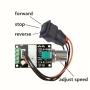 PWM DC контролер за мотор 6V 12V 24V 3A – Регулатор на скоростта с бутон за реверс 10443, снимка 3