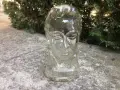 стар стъклен бюст "ELVIS", снимка 1