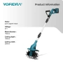 Акумулаторен култиватор/скарификатор YOFIDRA 1200 W, снимка 6