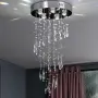 Полилей с кристални елементи и LED/крушки GU10, 5x GU10 (крушки не са включени), снимка 1
