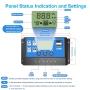 Соларен заряден контролер 20A PWM 12V/24V LCD, снимка 5