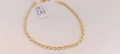 Нова-Златна гривна-1,45гр/14кр, снимка 5
