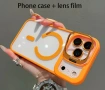 iPhone 17,16,15 всички модели Magsafe case с протектори за камерата,стойка 3цвята, снимка 1