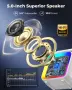 Bluetooth караоке машина SD-516 с 2 микрофона, 10W, DJ светлина, USB/AUX, снимка 3
