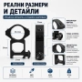 Комплект от две стойки R7 за монтаж на оптика фенер или лазер върху оръжие ловна пушка въздушна, снимка 3