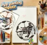 Футбол футболист футболна топка стенсил шаблон спрей за торта украса сладки Scrapbooking, снимка 2