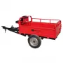 BISONTE BTA-600R Градинско ремарке за мотофреза 600 кг 140x100x50 см Ново, снимка 3