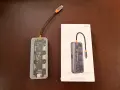 10-в-1 USB-C хъб / докинг станция 10-in-1 Multifunctional USB-C Hub Docking Station, снимка 3