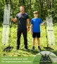 Регулируемо гребло за трева 43x25 см, дръжка от неръждаема стомана, изравняващо гребло 180 см НОВО, снимка 5