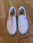 vans classic slip on platform pink check board shoes , снимка 1