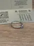 Пръстен 9К бяло злато 375 с 7 естествени брилянта 0.10 ct, 1.93 г,, снимка 6