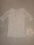 Бяла дамска блуза от 100% памук/коприна, снимка 1