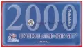  ДВА СЕТА С ДЕСЕТ МОНЕТИ ОТ САЩ 2000 ГОДИНА /Р/, снимка 1