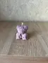 2.5 евро нова уникална свещ мече направена от миниатюрни рози в лилав цвят 💜, снимка 1
