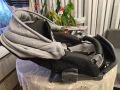 Бебешка количка Lorelli Rimini 3в1 сиво и черно, снимка 9