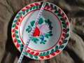 рисуван унгарска порцеланова чиния , снимка 5