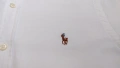 Нова бяла памучна мъжка риза  с дълъг ръкав POLO RALPH LAUREN р-р М - 175, снимка 5